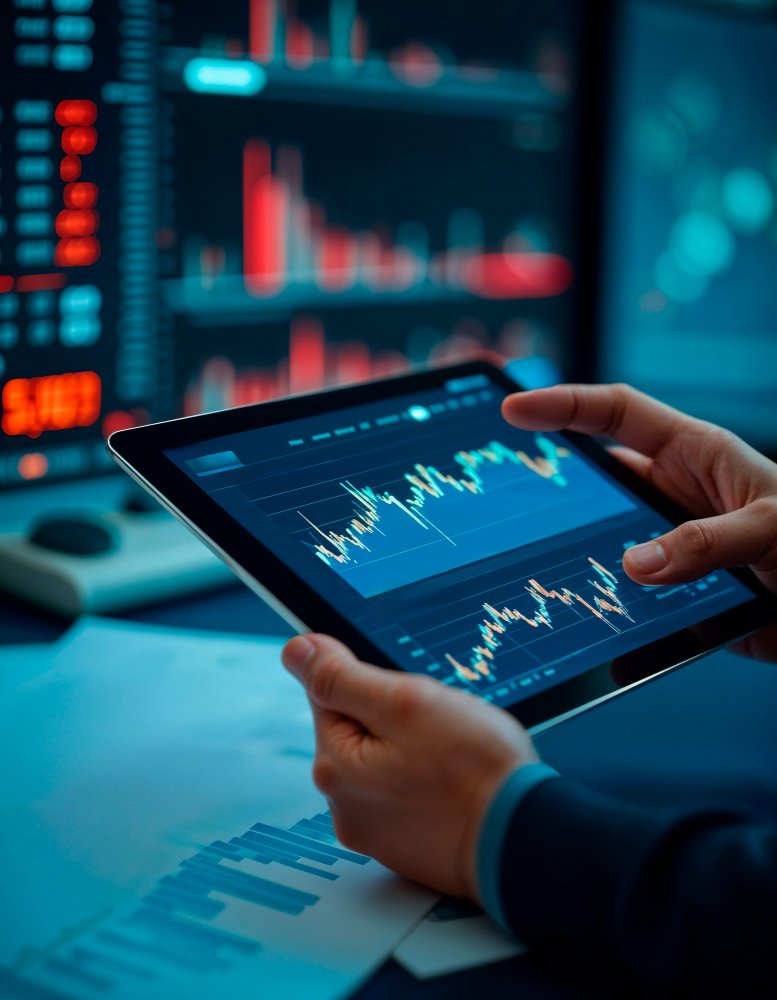Analytics dashboard with risk metrics